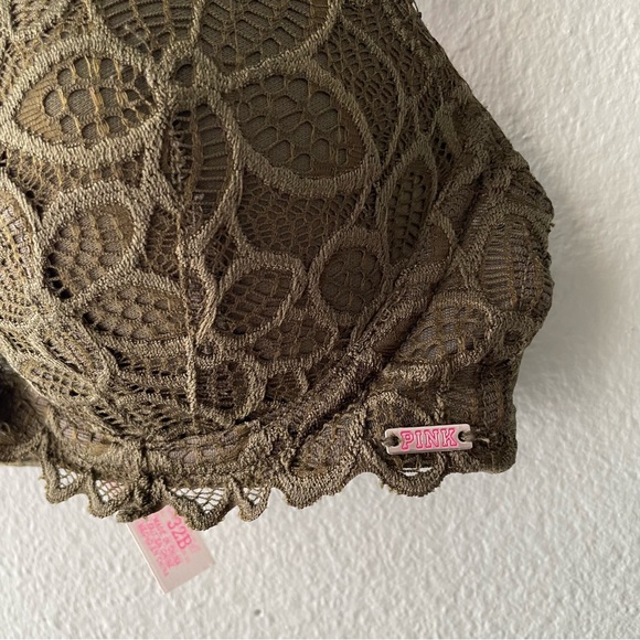 Pink Victoria’s Secret | Olive Lace Date Push-Up Bra Pigeonnant Rendez-vous - Picture 6 of 8